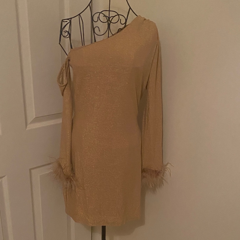 Entro Metallic Gold Fabric